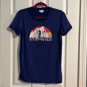 LuLaRoe Liv Ringer Tee - Size XS